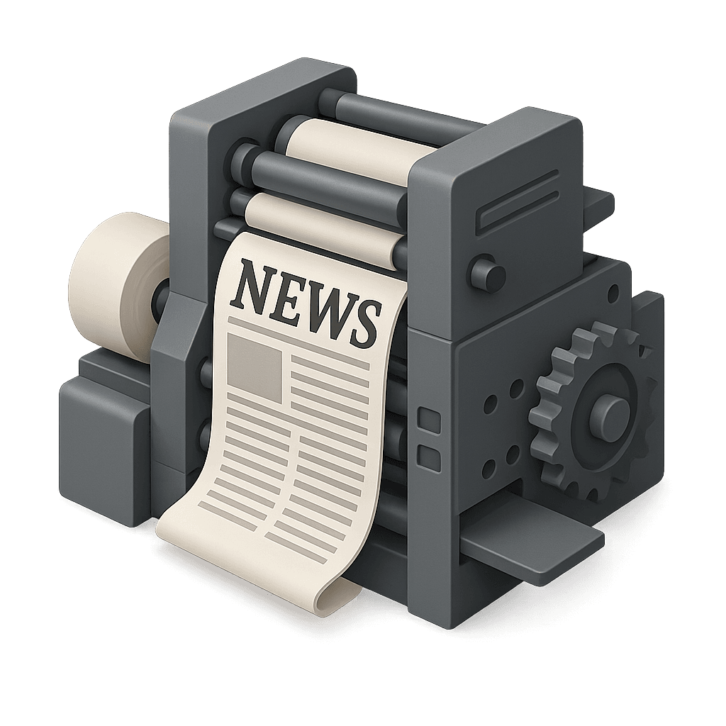 newspaper printing press